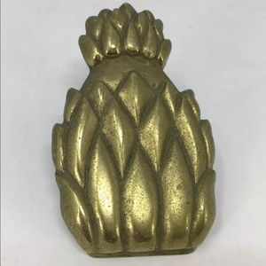 Vintage Brass Large Pineapple office Paper Clip